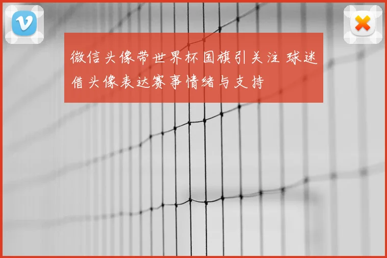 微信头像带世界杯国旗引关注 球迷借头像表达赛事情绪与支持